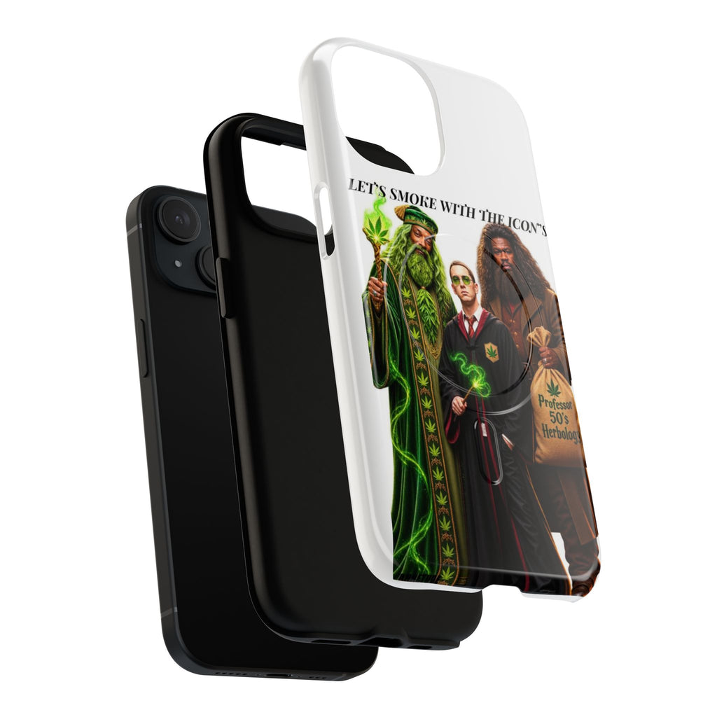Phone Case — "Let's Smoke With The Icons" Wizard & Herbology Design