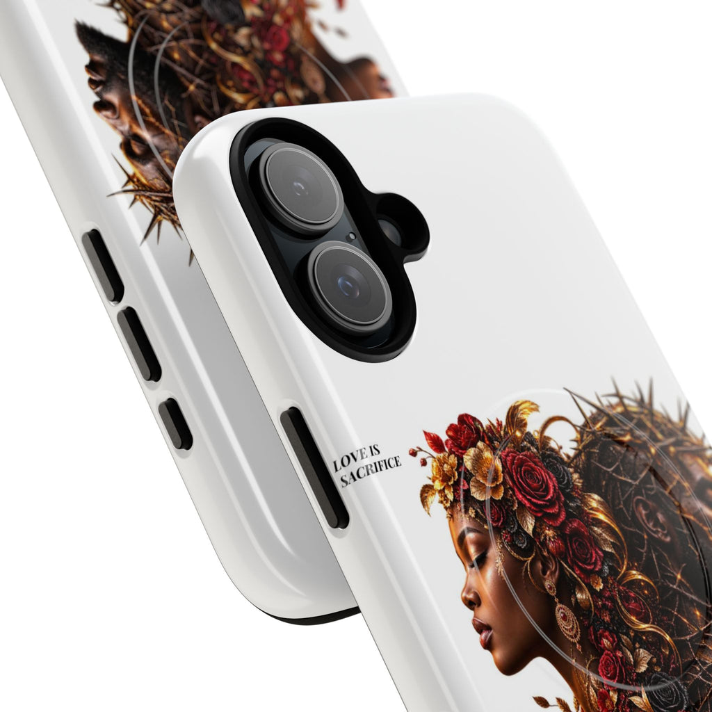 Phone Case — "Love Is Patient" Dual Portrait Magnetic Tough Case