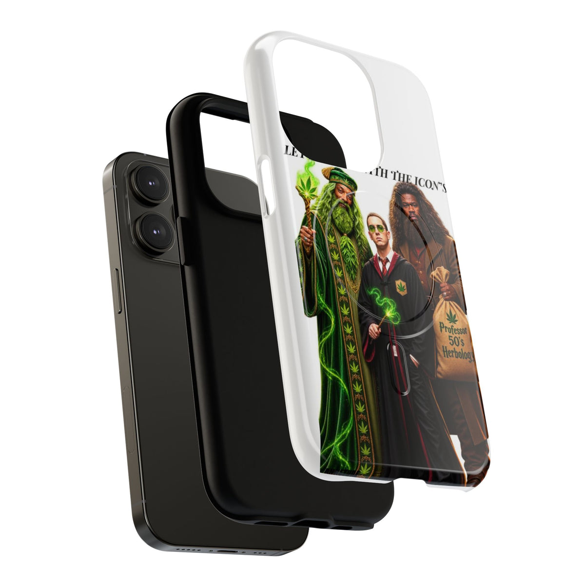 Phone Case — "Let's Smoke With The Icons" Wizard & Herbology Design