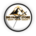 Big Family Store Logo Wall Clock — Elegant Branded Home Clock