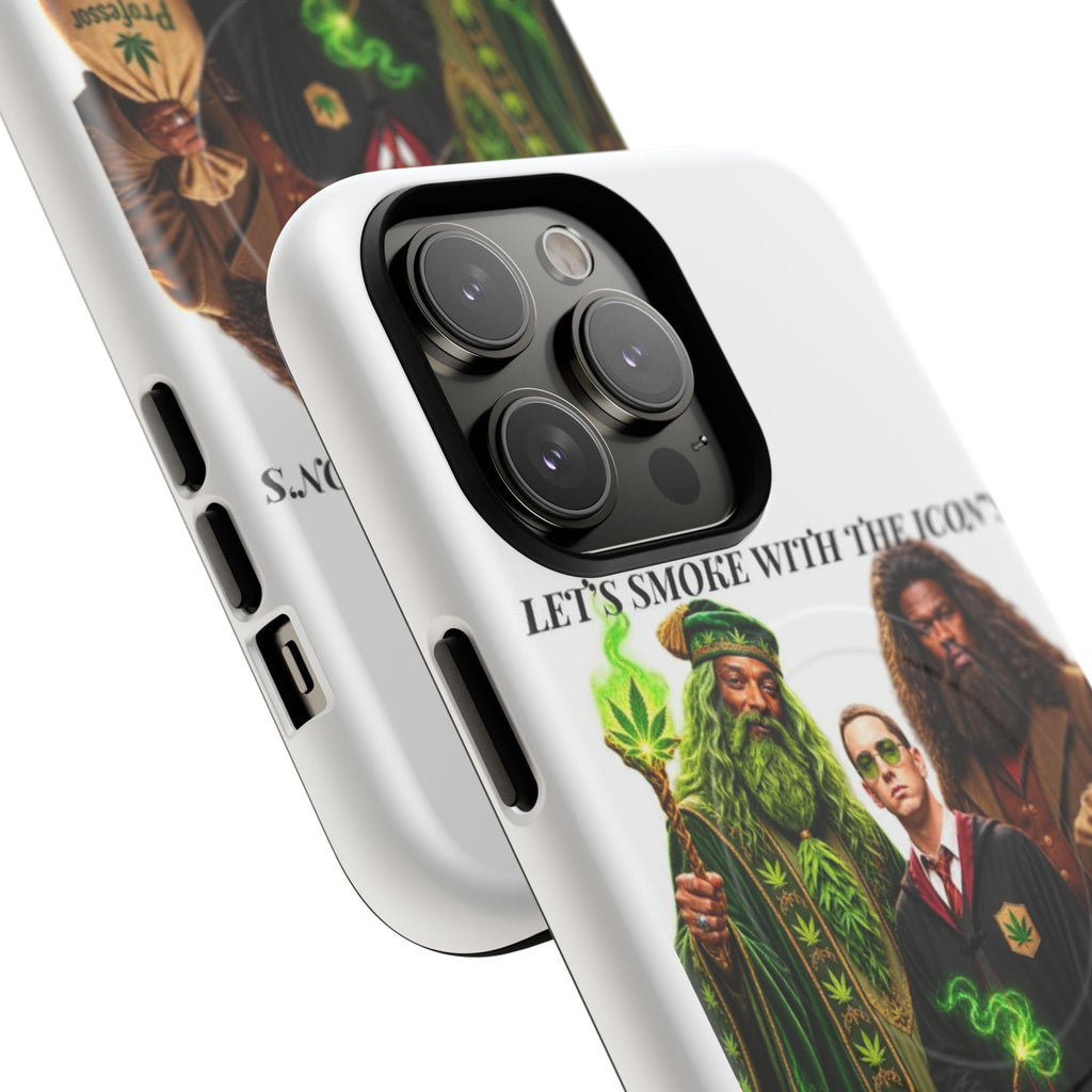 Phone Case — "Let's Smoke With The Icons" Wizard & Herbology Design