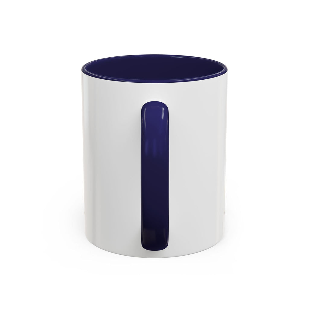 Branded Accent Coffee Mug — Elegant Mountain Logo 11/15oz