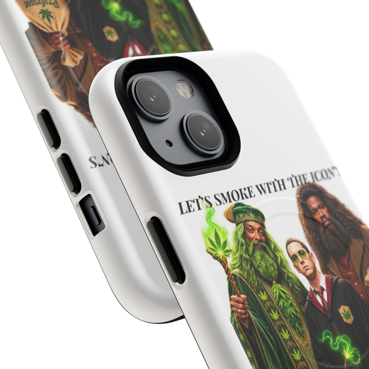 Phone Case — "Let's Smoke With The Icons" Wizard & Herbology Design