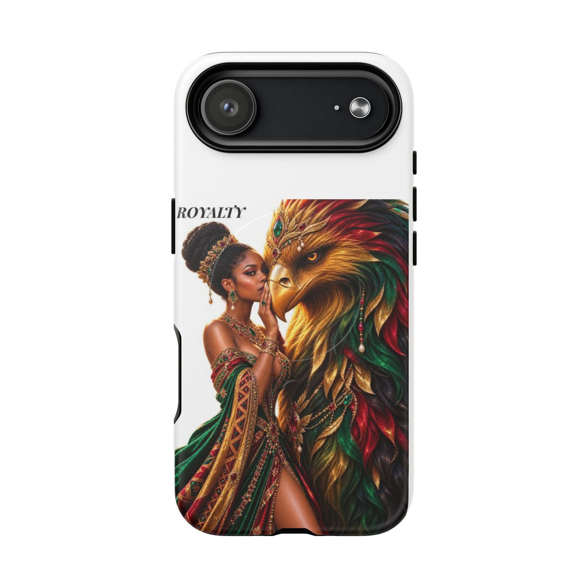 Royalty Phone Case — African Queen & Gryphon Art Tough Magnetic Case