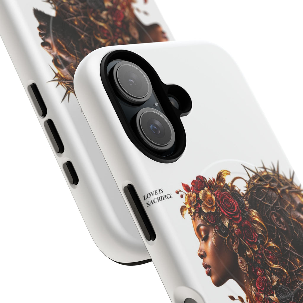 Phone Case — "Love Is Patient" Dual Portrait Magnetic Tough Case
