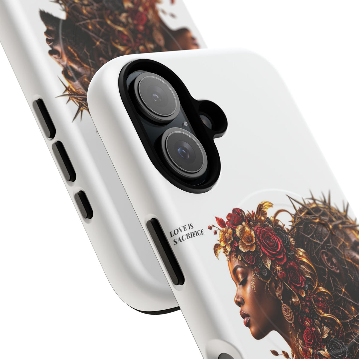 Phone Case — "Love Is Patient" Dual Portrait Magnetic Tough Case