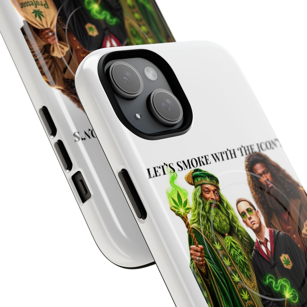 Phone Case — "Let's Smoke With The Icons" Wizard & Herbology Design