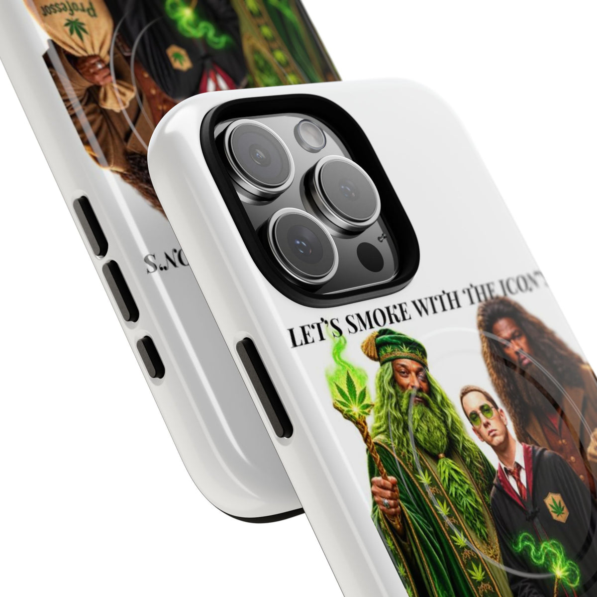 Phone Case — "Let's Smoke With The Icons" Wizard & Herbology Design