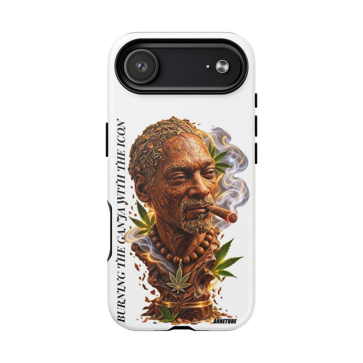 Rasta Icon Tough Magnetic Phone Case — 'Blazin' the Crazy' Smoky Portrait