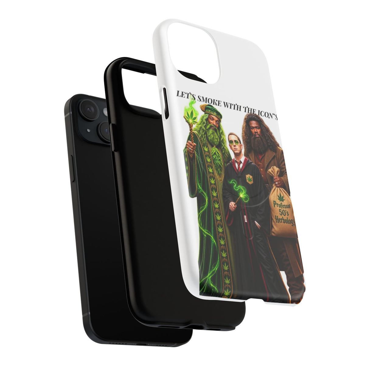 Phone Case — "Let's Smoke With The Icons" Wizard & Herbology Design
