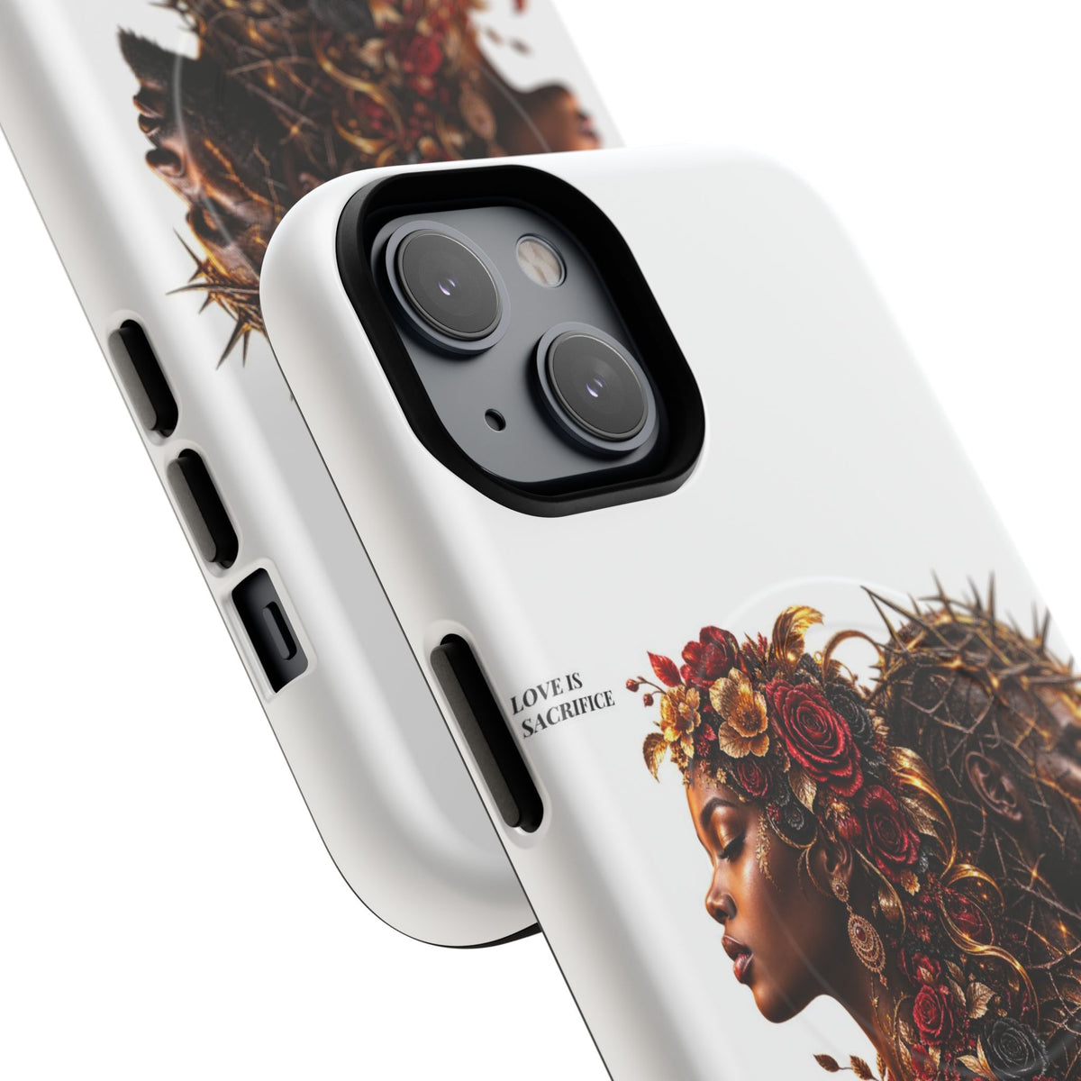 Phone Case — "Love Is Patient" Dual Portrait Magnetic Tough Case
