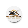 Acrylic Wall Clock — Branded 'Big Family Store' Logo Decorative Clock