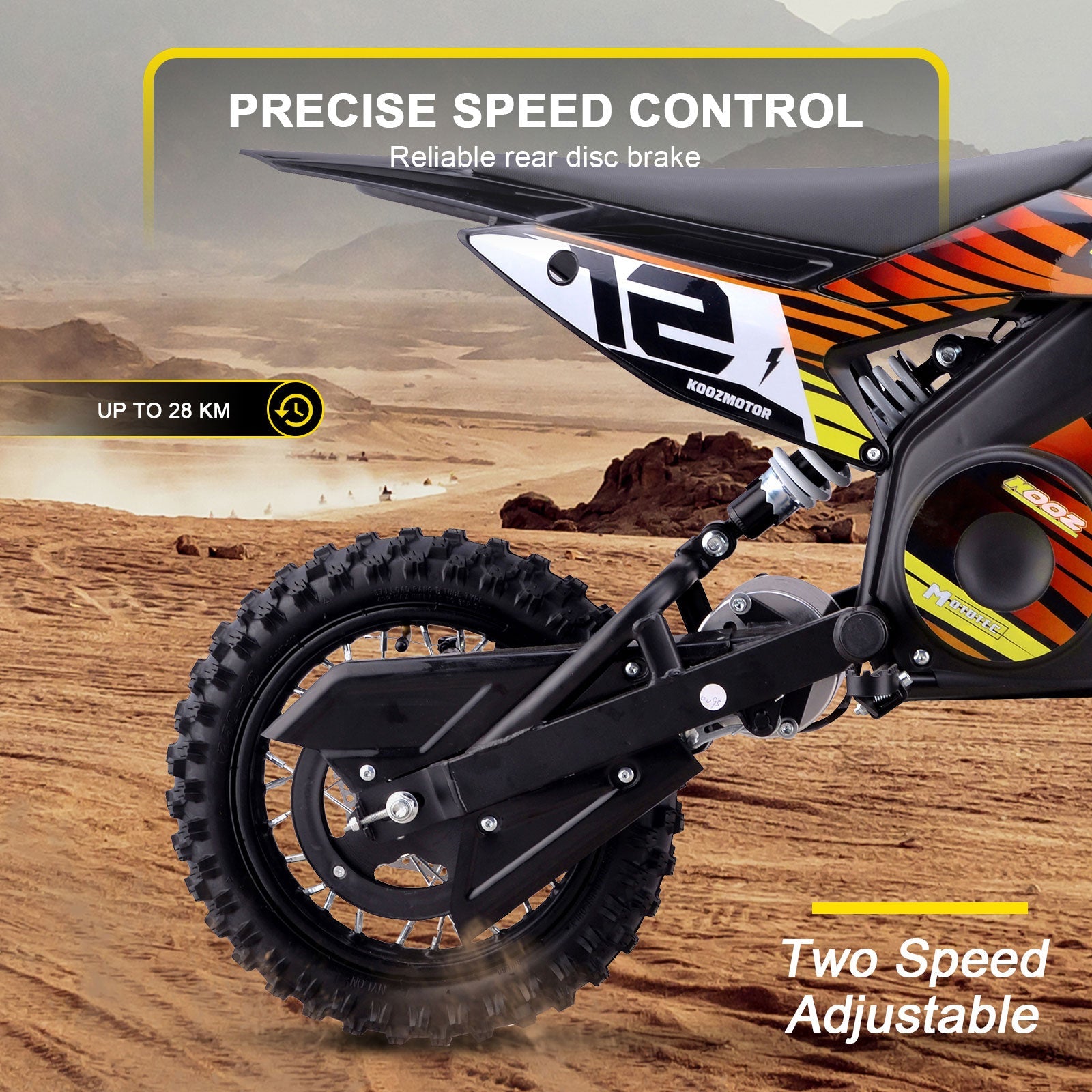 36V Lithium Mini Dirt Bike 1000W